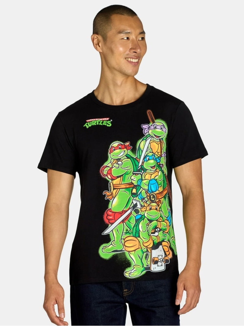Teenage Mutant Ninja Turtles Men’s & Big Men's Graphic Tee Sz L